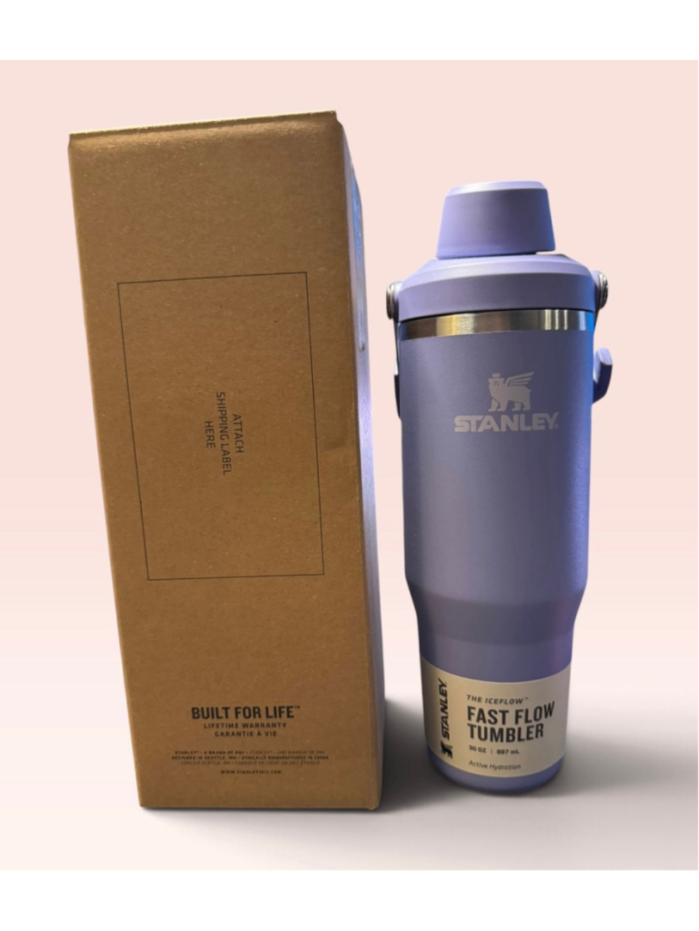 Stanley IceFlow Fast Flow Tumbler 30oz / 887 mL Purple Water Bottle